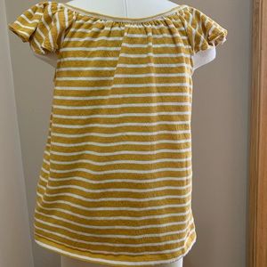 Dark Yellow & White Old Navy blouse